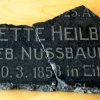 Grabsteinfragment Jeanette Nußbaum
